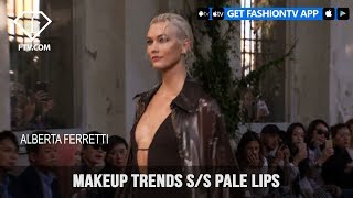 Pale Nude Lips Makeup Trends Backstage at Major Fashion Shows S/S 18 | FashionTV | FTV screenshot 4