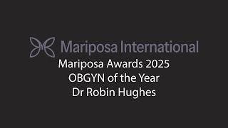 Dr Robin Hughes - OBGYN of the Year