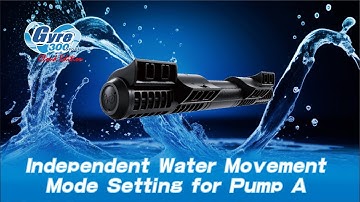 Maxspect Gyre 300 Cloud Edition - Independent Water Movement Mode Setting for Pump A/B
