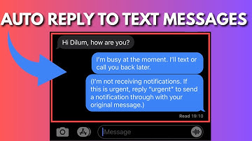 How To Auto Reply To Texts On iPhone