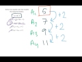 Arithmetic Sequences and Explicit Rules