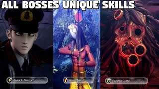 Shin Megami Tensei 5 - ALL Bosses Unique Skills