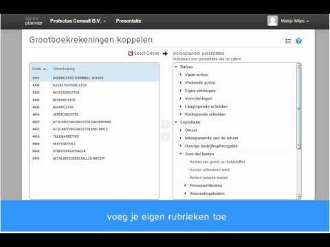 Koppelingen leggen naar Visionplanner Cloud