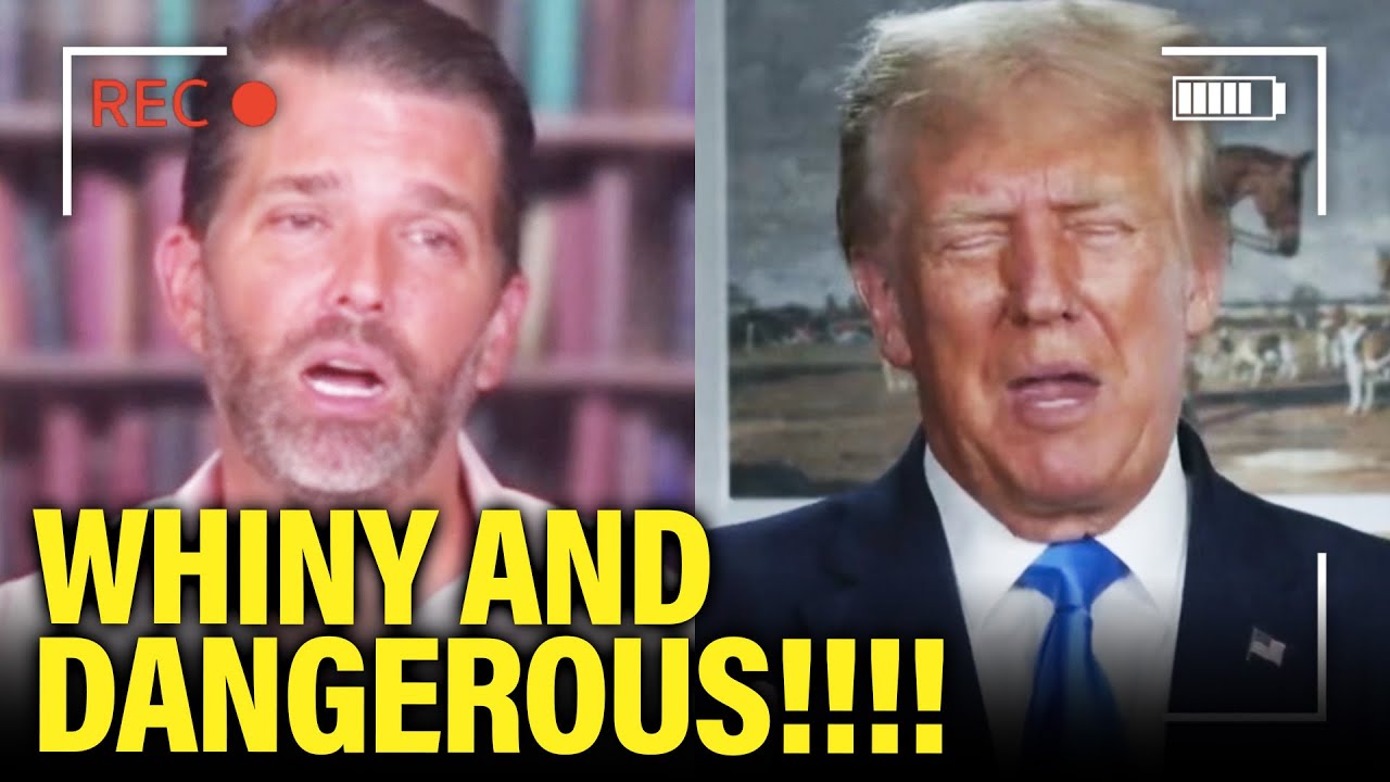 Trump and his Son COMPETE for Most Disgraceful Conduct in New Videos