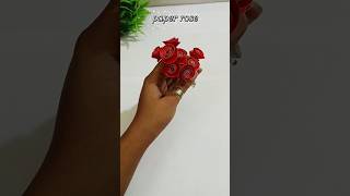 paper rose #shorts #youtubeshorts #viral #diy #art #artandcraft #homemadepapercraft