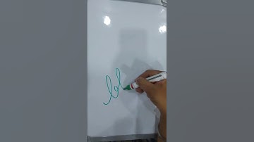 blue  in cursive #shorts #learnwithnavshi #cursive #cursive #blue