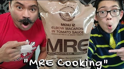 MRE "Cooking" for the first time | Elbow Macaroni in Tomato Sauce | Menu 12 | Army National Guard