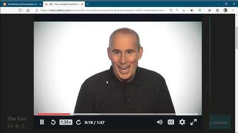 Complete Powerpoint and presentation skills | Udemy course Preview