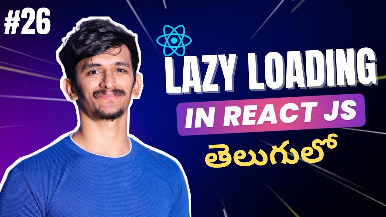 React Lazy Loading Explained in Telugu | Performance Optimization ...