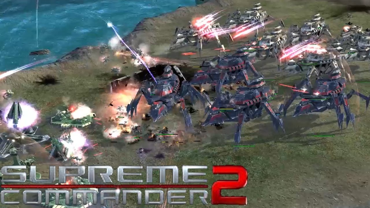 Supreme Commander 2 Cybran Naval Supreme 3v3 Multiplayer Gameplay Youtube