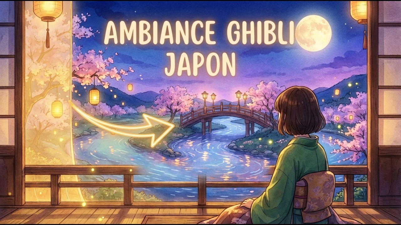 Musique Relaxante Japonaise – Ambiance Studio Ghibli pour Dormir & Méditer