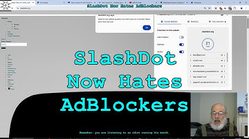 SlashDot Now Hates AdBlockers