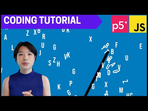 p5.js Coding Tutorial | Wiper Typography