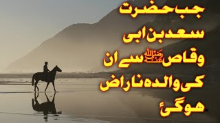 Hazrat Saad (R.A) ki waldha ap sy naraz ho gain| جب حضرت سعد ابی وقا کی والدہ اپ سی ناراض ہو گئی