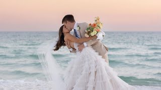 Kat + Parker | A Beachside Wedding with a Breathtaking Sunset | Resolute Wedding Films