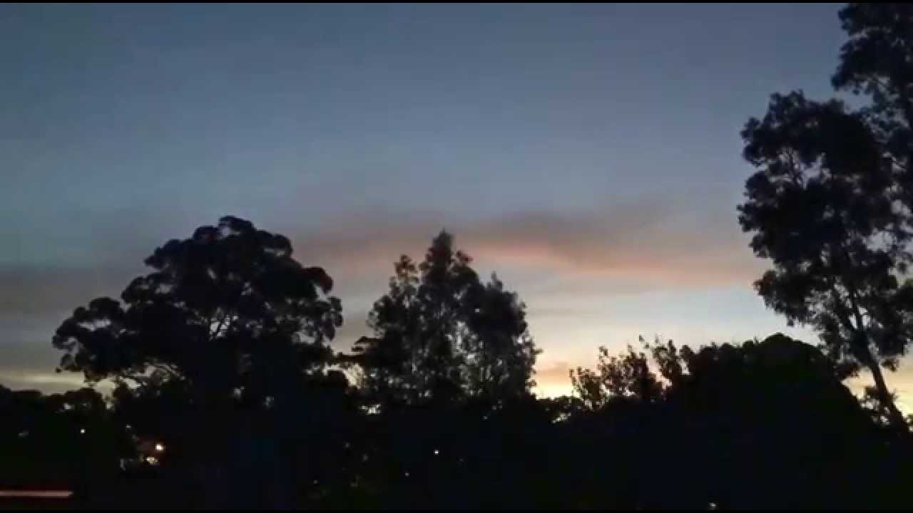 Arncliffe, Australia Sunset Time Lapse