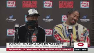 Denzel Ward & Myles Garrett on How the Browns Defense Has Improved - Sports 4 CLE, 12/13/21