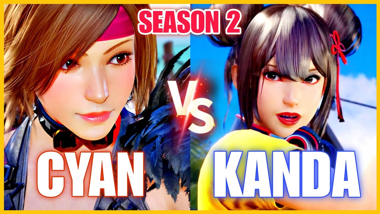 Tekken 8 Season 2 🔥 Cyan (Asuka) vs Kanda (Xiaoyu) 🔥 High Level Gameplay