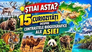 Știai asta despre contrastele biogeografice ale Asiei?