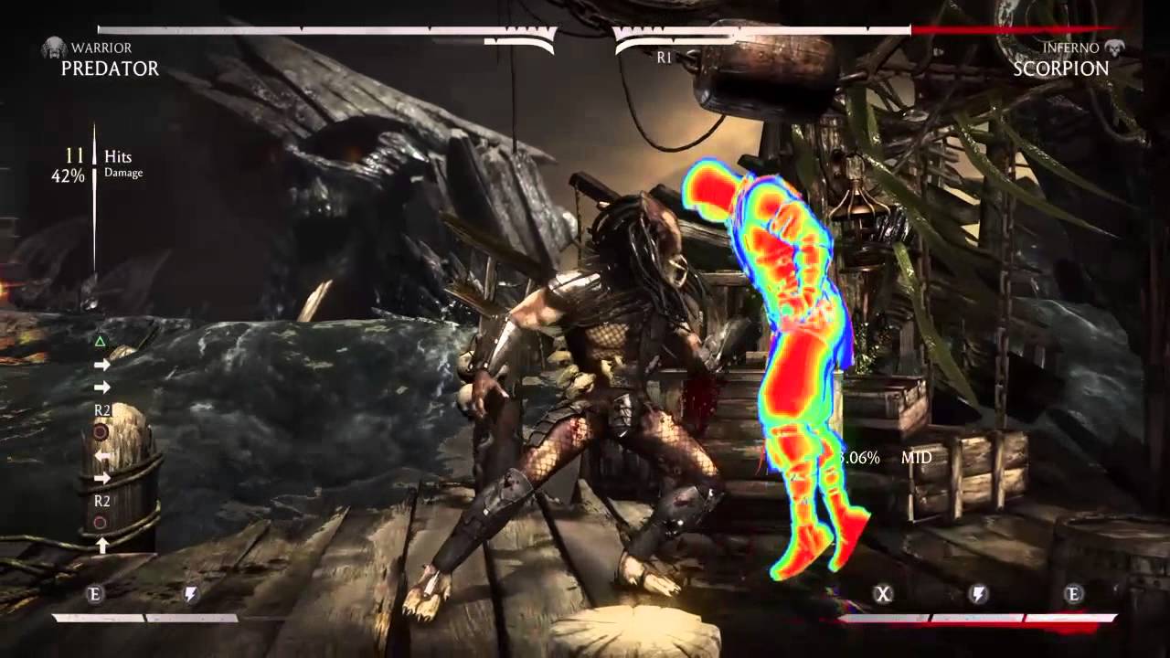 Mortal Kombat X - Predator (Warrior Variation) 50% Combo - 1 Bar