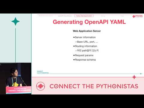 파이썬 웹서버 REST API 문서 쉽고 빠르게 작성하기 이용선 PyCon KR 2019 