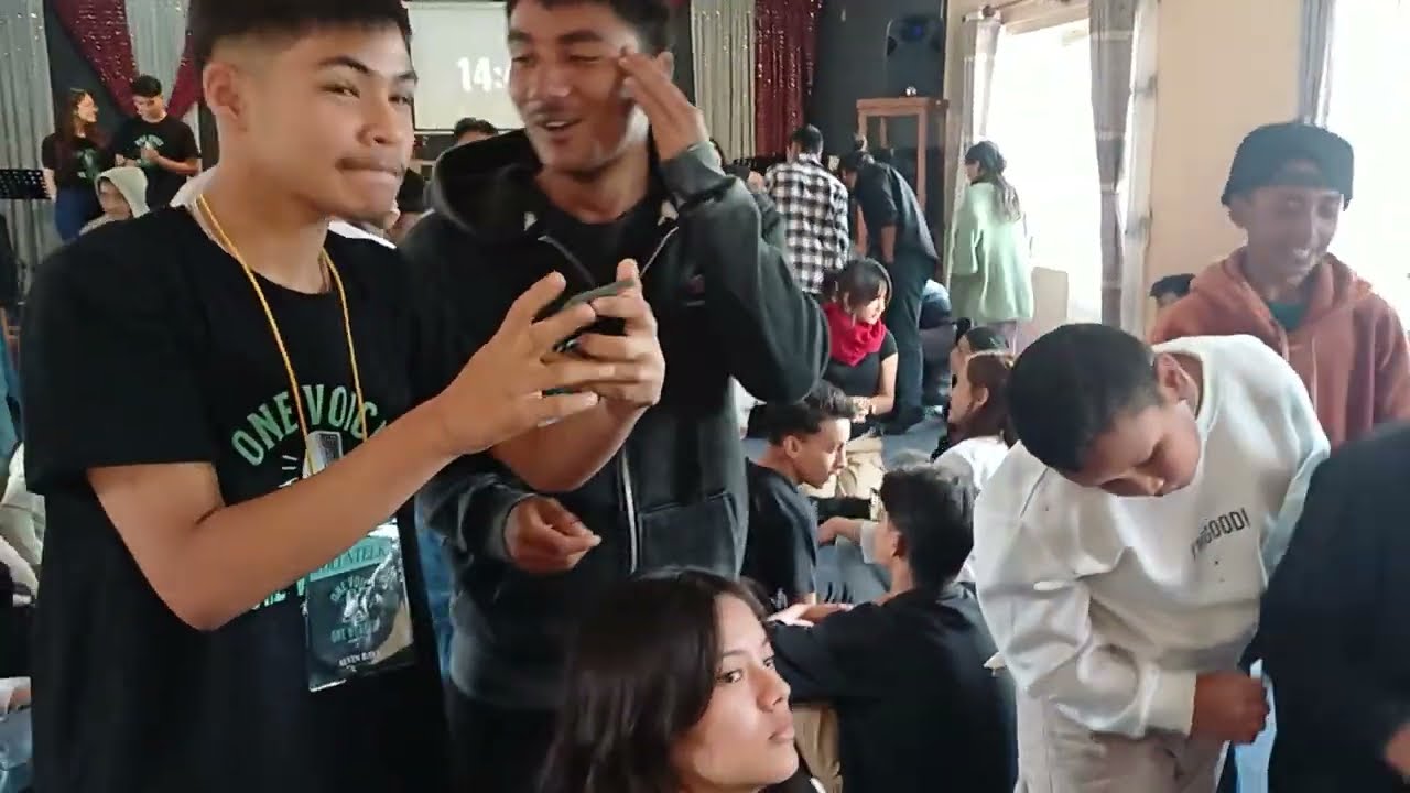 Church program in my vlog 