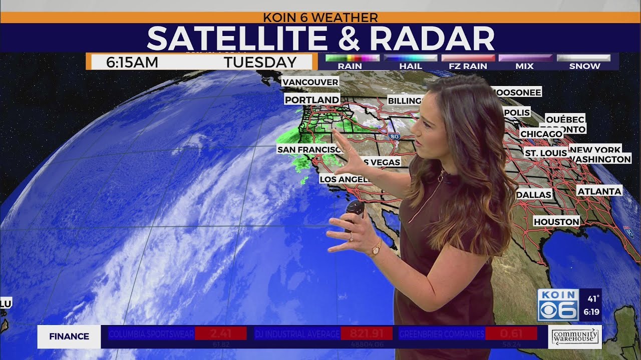 Tuesday Morning Weather Update: Rain showers slowing today