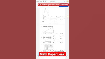 10th Math Paper Leak Viral Juldi Dekho #upboard #math #paper #leak #viral #shorts #youtubeshorts