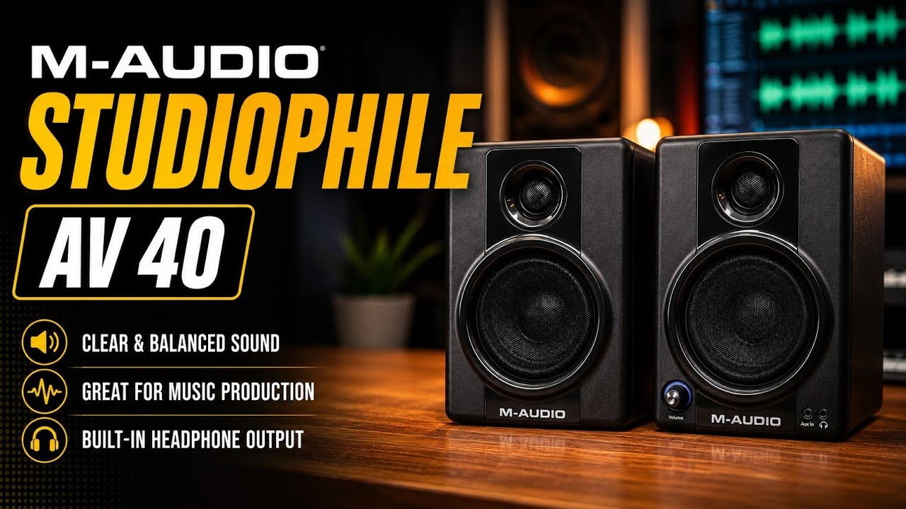M-Audio Studiophile AV40 | Best Budget Studio Monitor Speakers for