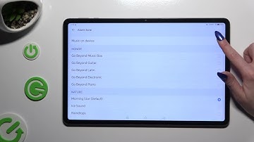 How to Set Up an Alarm Clock in HONOR Pad 9