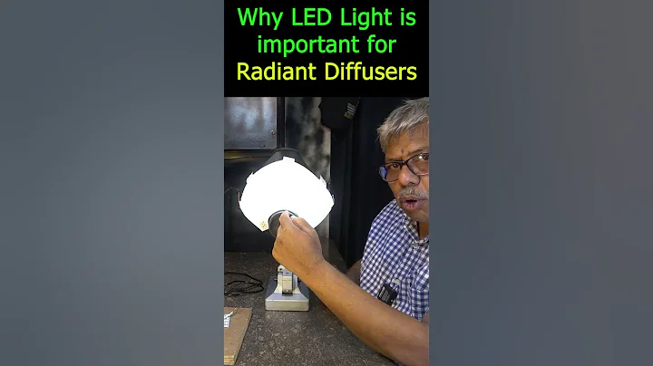 Why LED Light is important for Radiant Diffusers #shorts