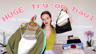 HUGE TRY-ON HAUL | Converse, Zara, Dr. Martens, Stradivarius, ...