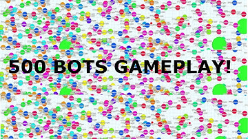 500 AGAR.IO BOTS GAMEPLAY!!!|HACK|TROLLING 2016 AGAR.IO BOTS!|Agarbot.ovh