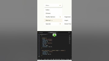 🔽 Simple Dropdown Menu using HTML & CSS #webdevelopment #coding #htmlcss #shorts