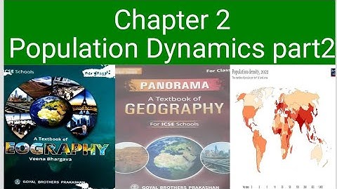 ICSE class 8 geography chapter 2 Population Dynamics