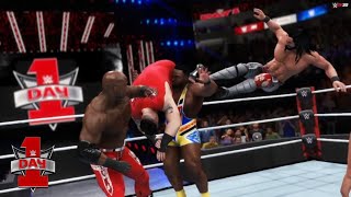 WWE Day 1 2022: Big E vs Seth Rollins vs Kevin Owens vs Bobby Lashley | Prediction Highlights - 2K20