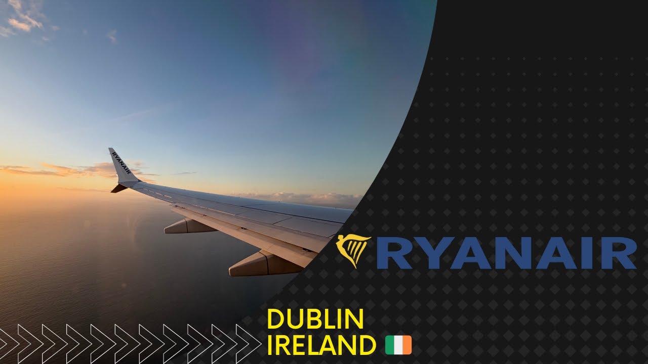 Boeing 737 MAX 8-200 Landing | Ryanair | Leeds Bradford to Dublin | 03/12/2025