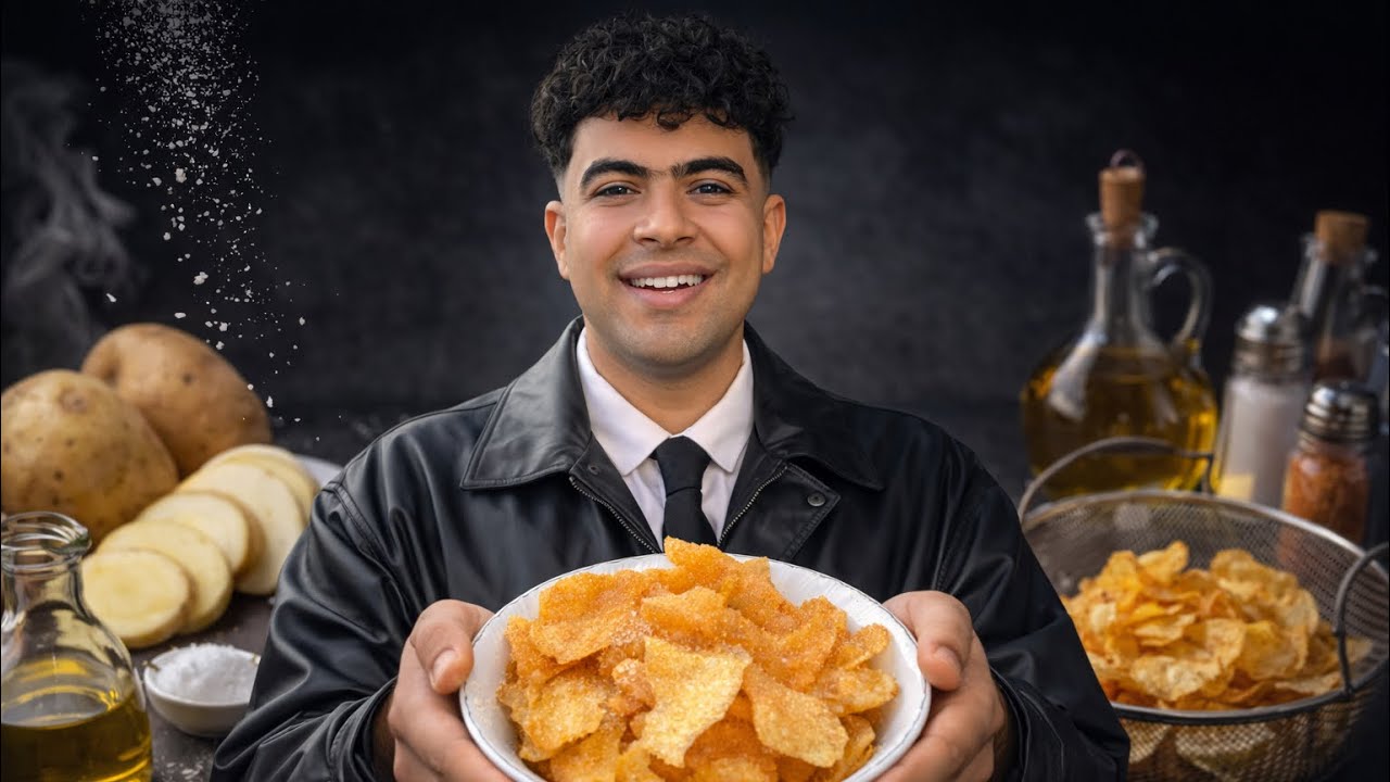 سر قرمشة البطاطس الشيبسي 🤍 مش هتشتروها تاني بعد الفيديو ده 🙋🏻‍♂️