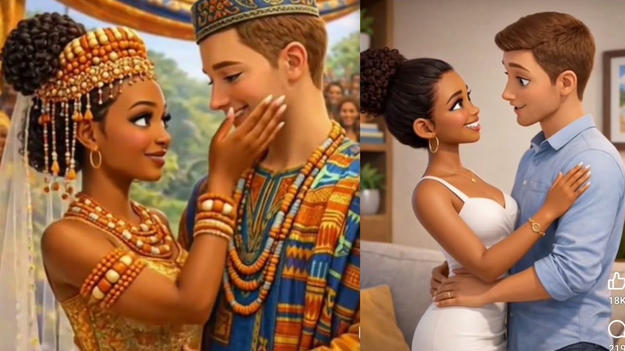 Le Retour de AWA Au Village avec Son Marie Blanc 