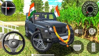 Mahindra Thar 4×4 King 👑 of Road Thar lover Do watch video Car game 🎮#viral #viral #thargame screenshot 1