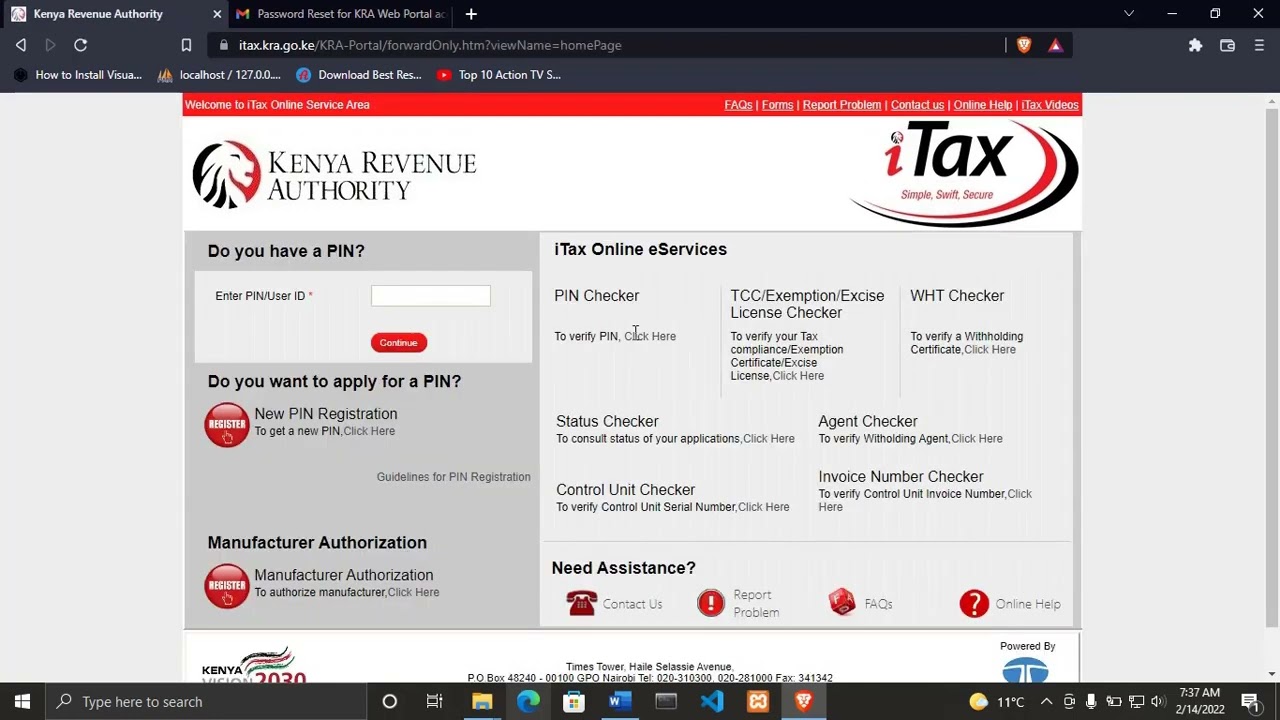 How to unlock your Blocked KRA iTax Login Portal Account 2022