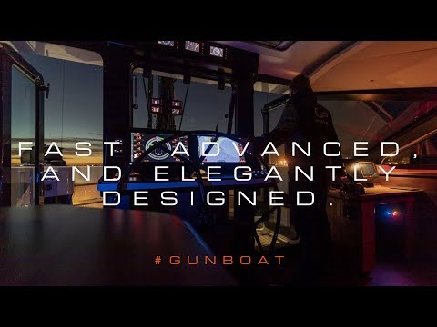 Gunboat 68 | Interiors At Night