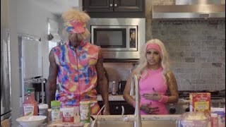 Barbie and Ken Cooks Breakfast In REAL LIFE!