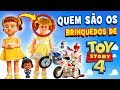 10 PERSONAGENS de TOY STORY 4 inspirados em BRINQUEDOS REAIS