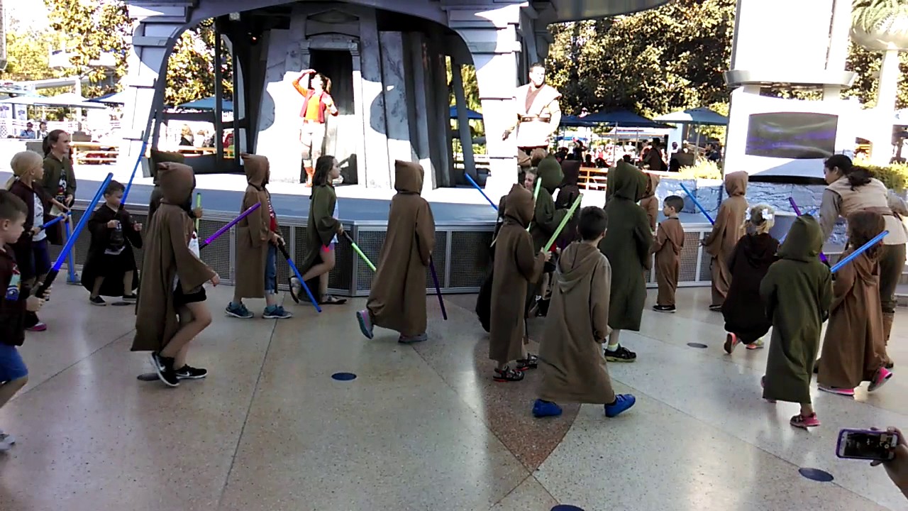 STAR WARS JEDI TRAINING DISNEYLAND MAY 4TH 2017 YouTube