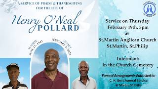 Live Stream of Funeral Service for Henry Oneal Pollard