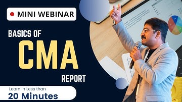 Mini Webinar | Basics of CMA Report  CA Raja Classes |