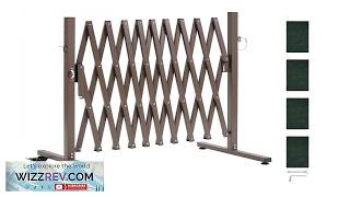 VEVOR Expandable Barricade 10FT Expandable Safety Barrier Flexible Mobile Barricade