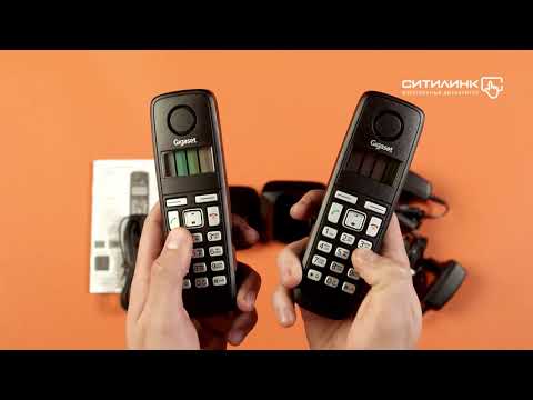 Обзор радиотелефона GIGASET A120 DUO RUS | Ситилинк