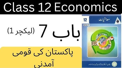 Economics class 12 chapter 7 lecture 1 || Economics urdu medium lectures || Mian Academy